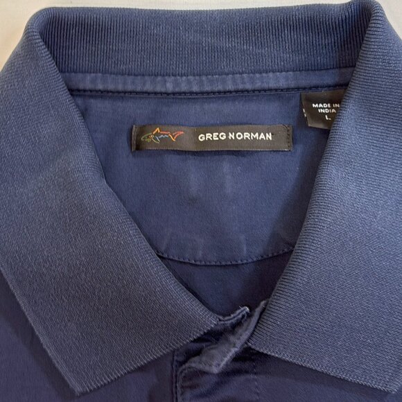 Greg Norman Tournament Polo Golf Shirt Stone Mountain Golf Club Men's L Blue ATL - Picture 9 of 12